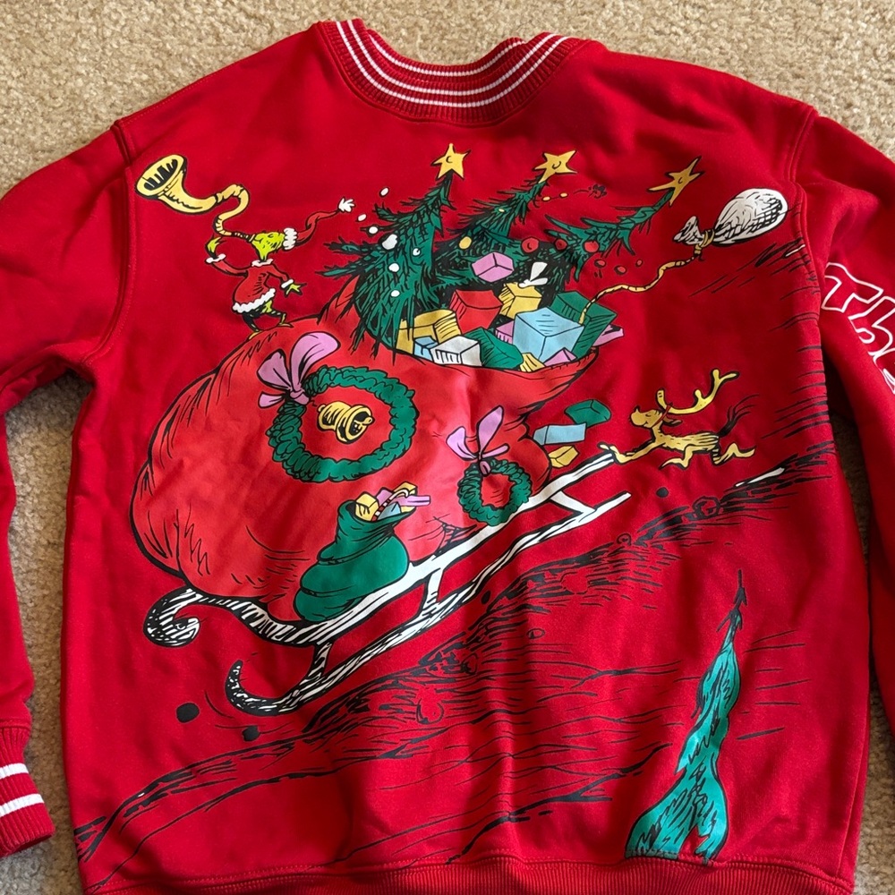 The Grinch Red Holiday Sweater